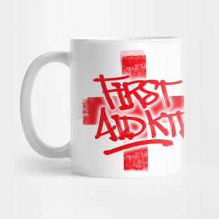 FIRST AID KIT - Utility Sticker In Graffiti Style Mug